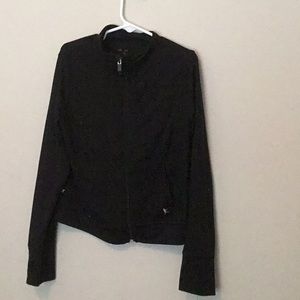 Black zip up jacket